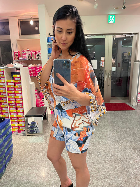 Macaquinho Com bojo e mangas 💫