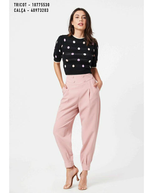 Calça Baggy trio botões TVZ💫