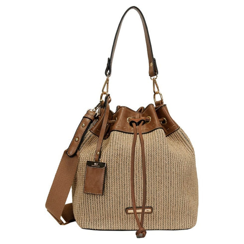 …BOLSA SACO GRANDE EM PALHA COM DETALHE PESPONTOS