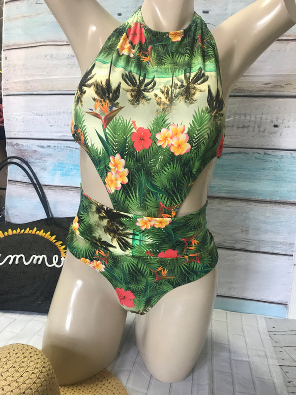 Maiô Amaré estampado / código 3656