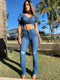 Calça Jeans boot cut💫