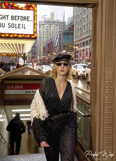 Macacão com transpasse Perfect Way 04112💫