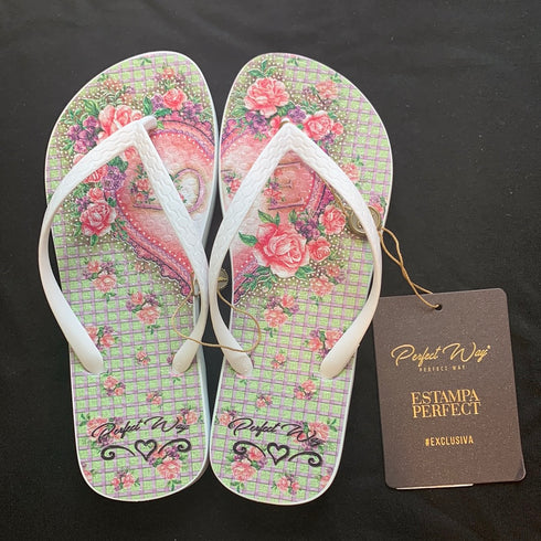 Chinelo c/ Estampa Exclusiva Perfect Way