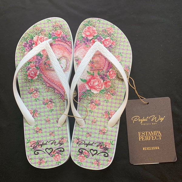 Chinelo c/ Estampa Exclusiva Perfect Way