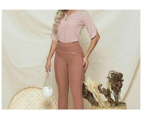 Calça Seca Barriga Flare💫