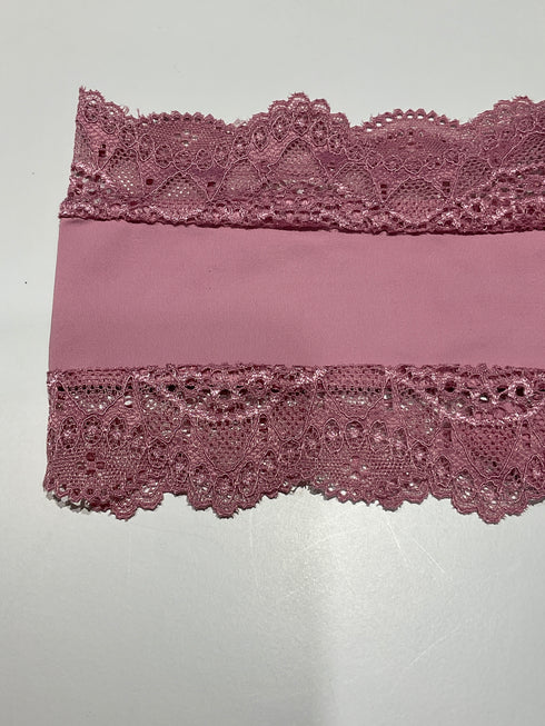 Calcinha em microfibra com renda