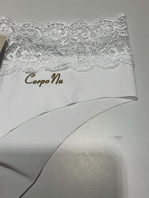 …Calcinha corte a laser renda na pala