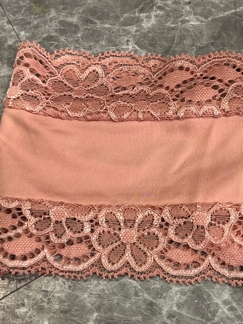 Calcinha em microfibra com renda