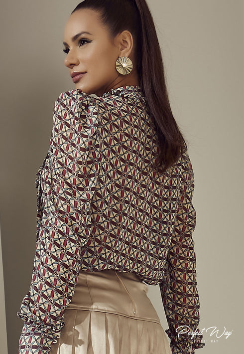 Camisa Estampada MI113327💫