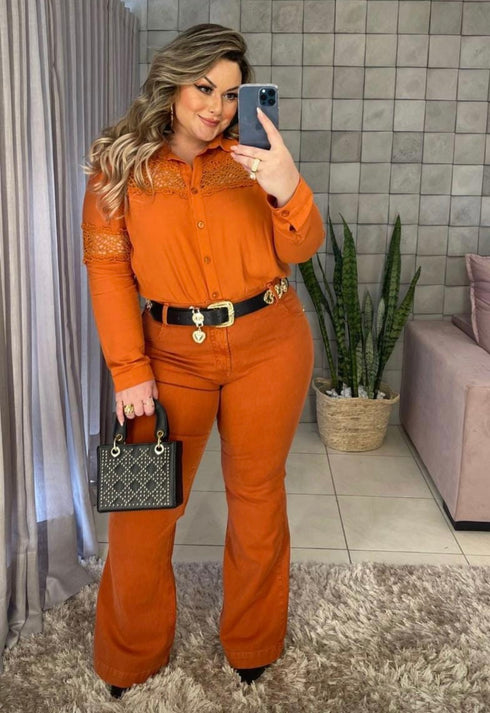 Camisa com Renda💫