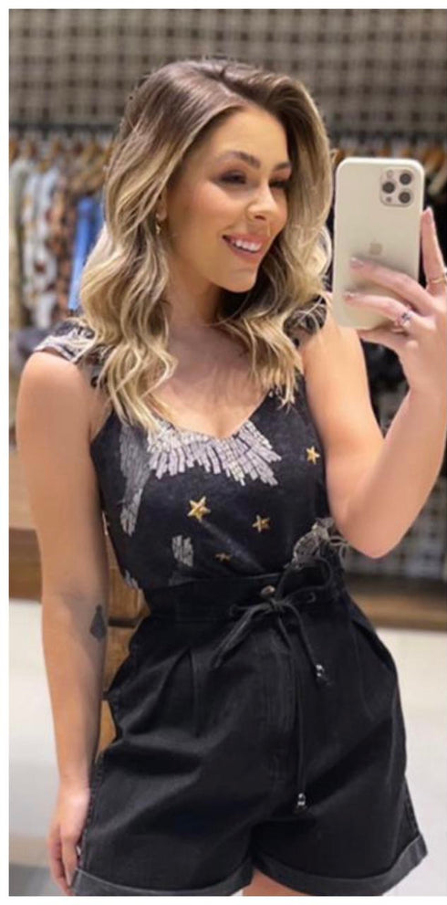 Shorts Clochard com cordão 💫