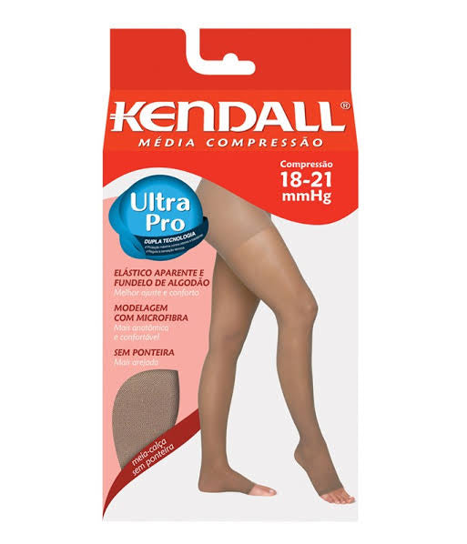 Meia Kendall Média Compressão Sem Ponteira