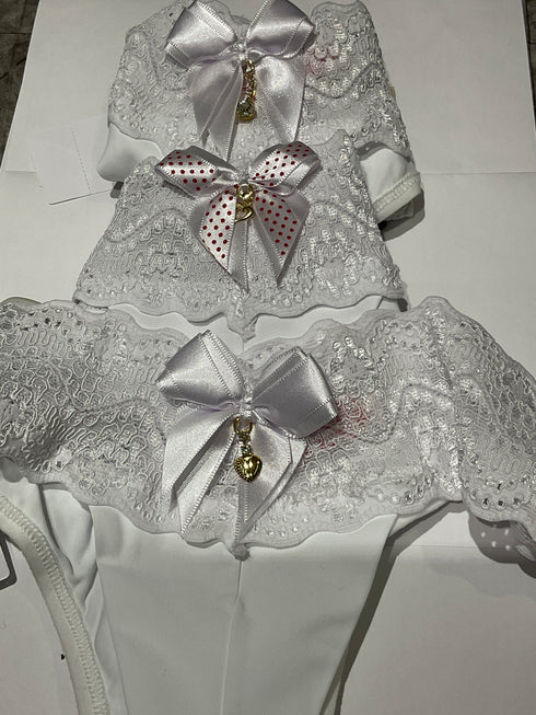 …Calcinha fio microfibra renda laço bijouteria