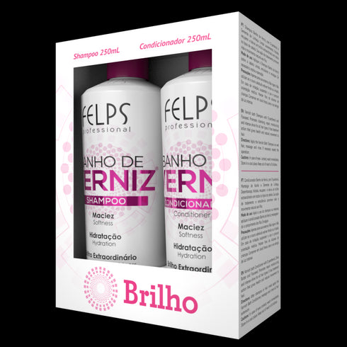 FELPS BANHO DE VERNIZ KIT DUO BRILHO