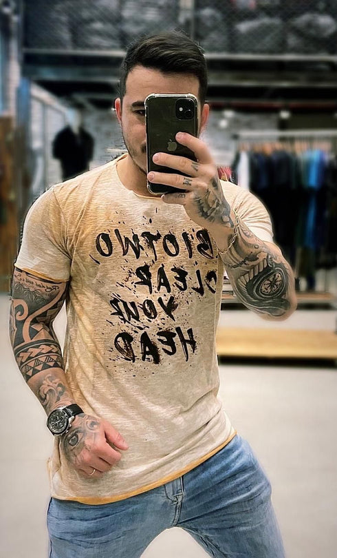 Camiseta Masculina Flamê💫