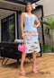 Vestido Mídi Flamingos MA96386💫