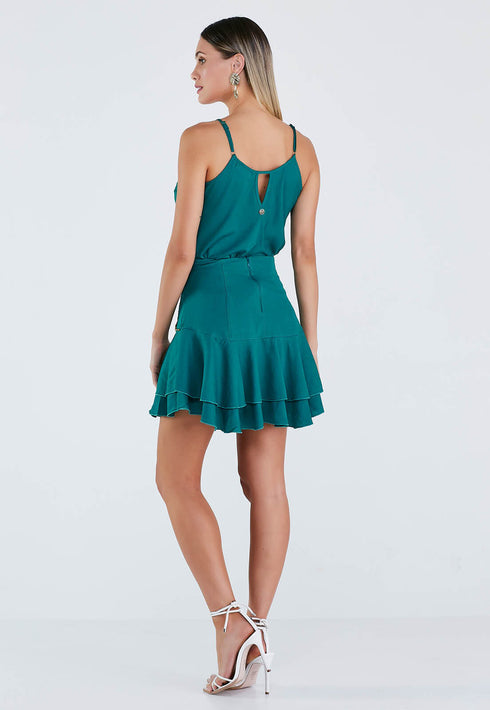 Conjunto Bordado + Short Saia Perfect way NV015229️💫