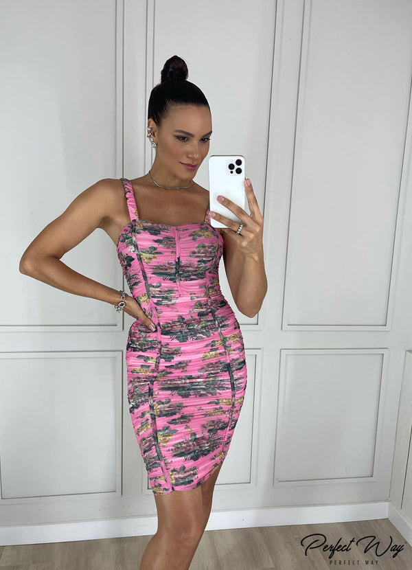 Vestido Midi Drapeado💫