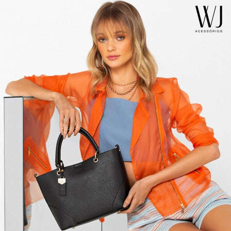 …BOLSA SATCHEL MÉDIA 2 EM 1