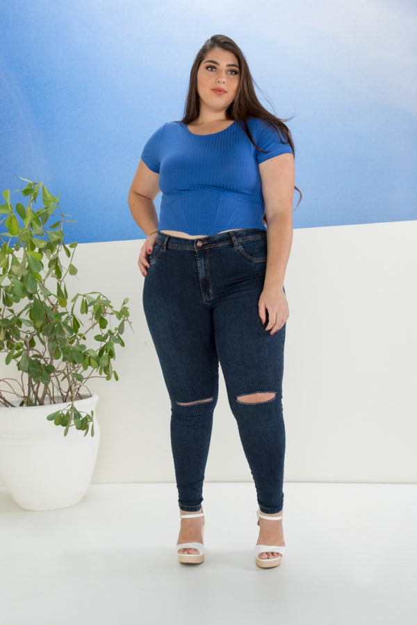 Calça gancho médio Plus Size 💫