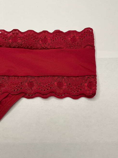 Calcinha em microfibra com renda