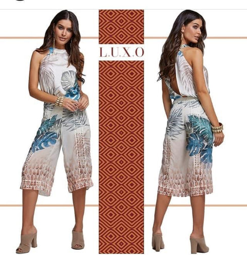 Macacão Pantacourt com Rendas💫