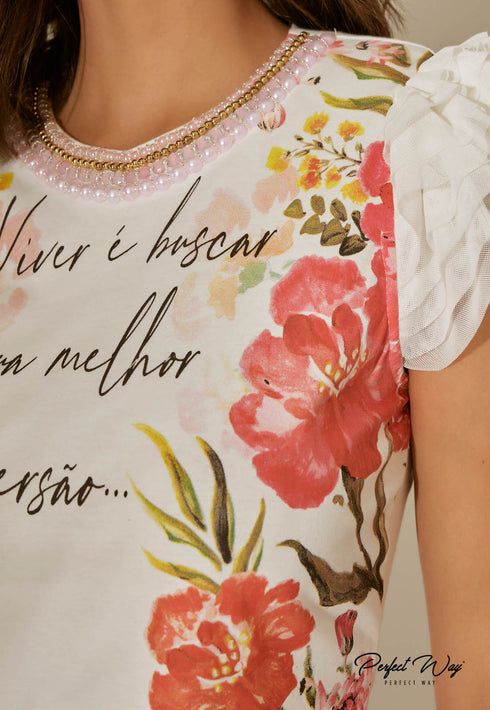 T shirt Cropped MJ126412