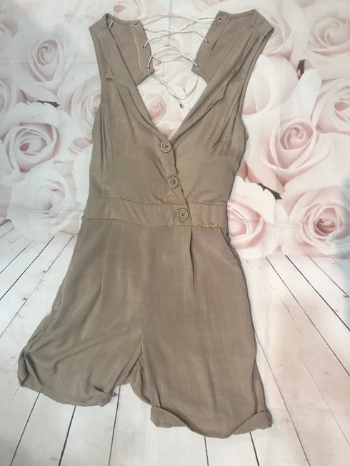 Menina Bonita macacão nude 💫