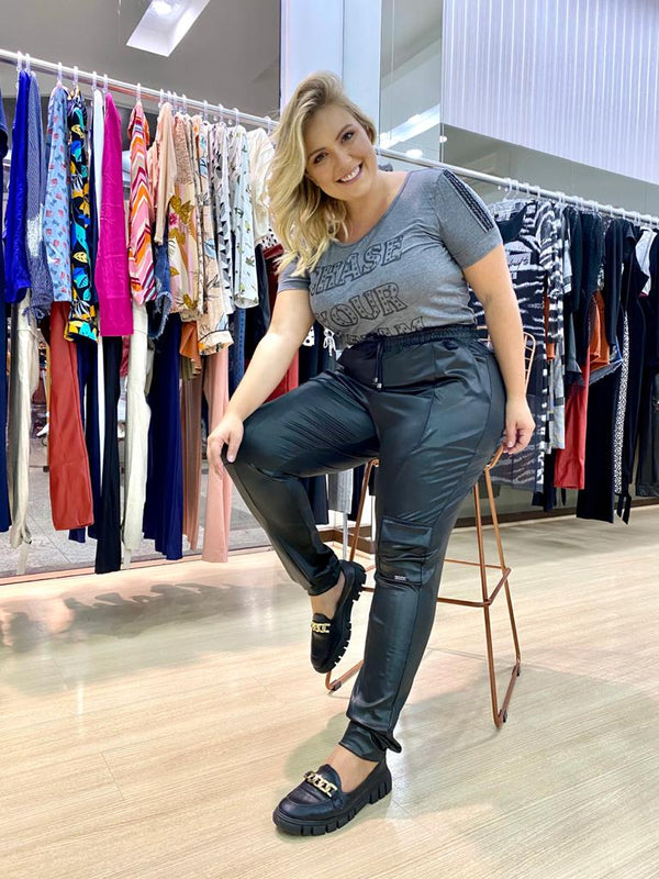 Calça jogger cirrê