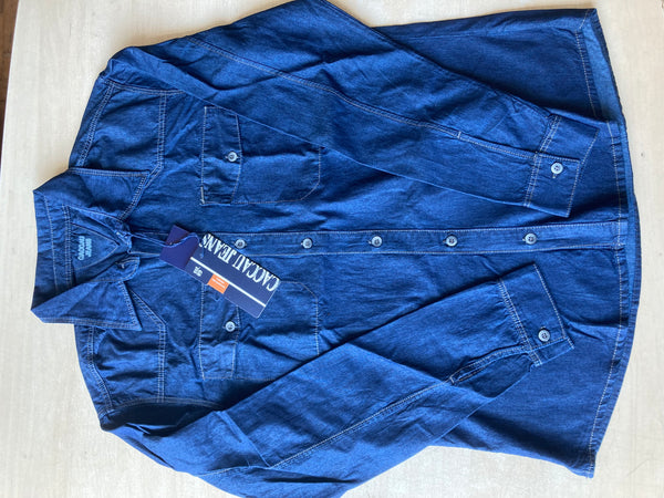 Camisa Jeans Masculina Slim💫