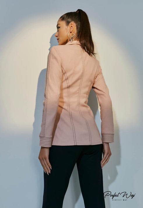 Casaco com Bolsos E Pespontos RI118059 💫