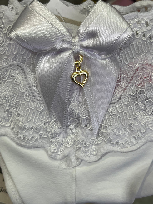 …Calcinha fio microfibra renda laço bijouteria