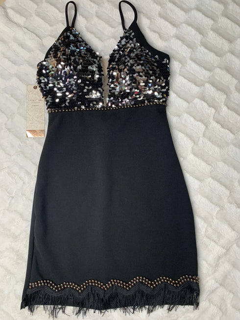 Vestido c/ Paetê Menina Bonita 16372