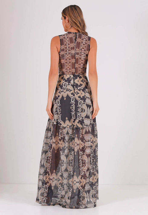 Conjunto Body + saia longa com estampa exclusiva Perfect Way ️💫