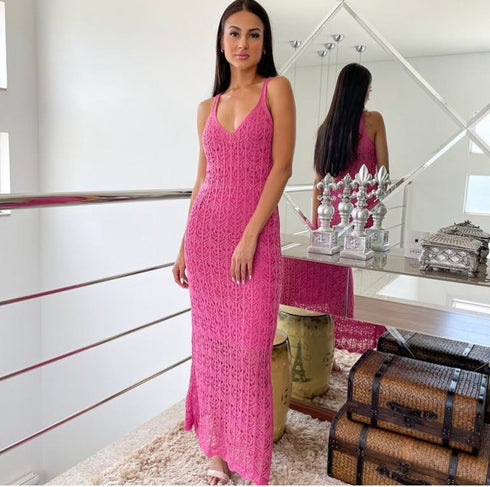 ⚜️Vestido de Tricô Longo