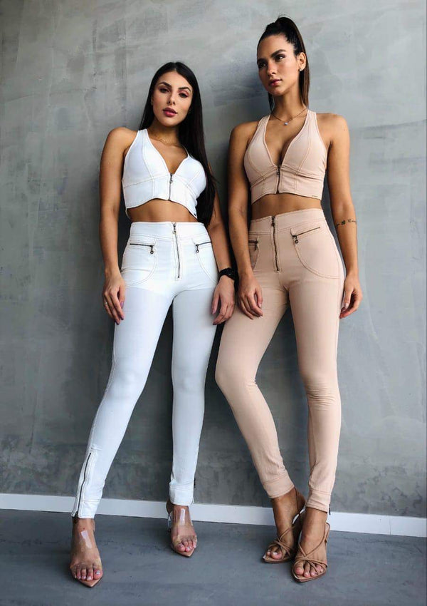 Conjunto Yasmine Mondabelle branco 14095💫