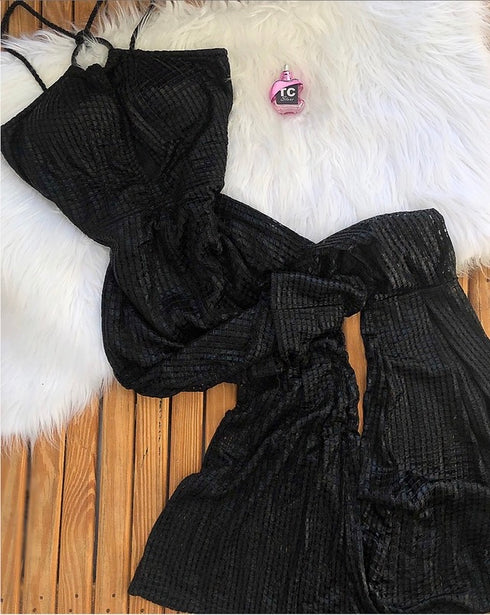 Macacão Catarina Preta 25239💫