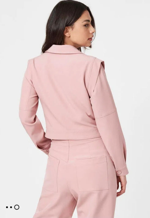 Jaqueta Biker botão forrado💫