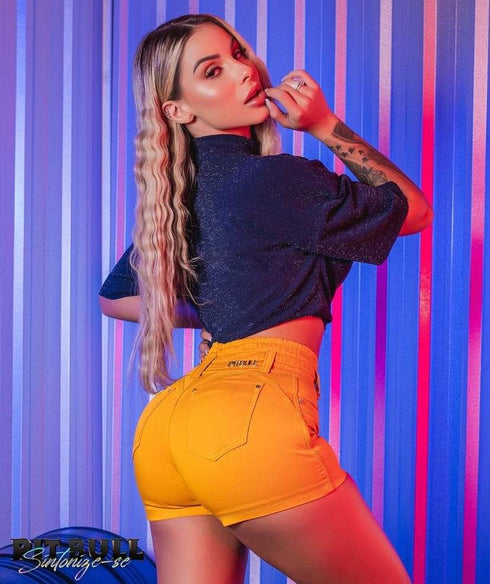 Shorts Pit Bull Mostarda 40936💫