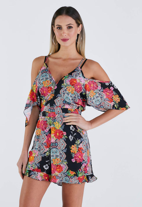 Macacão de Viscose Estampado💫