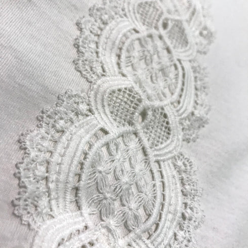 Blusa Malha com aplicação de renda 26051 💫