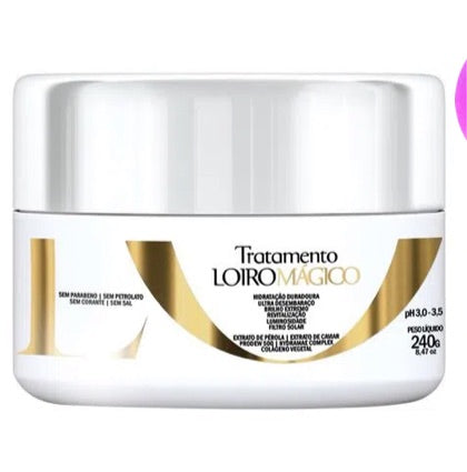 Máscara Loiro Mágico- Eico