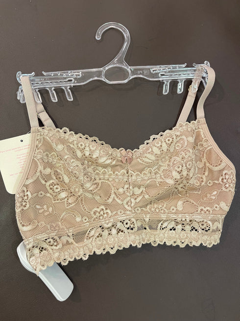 .Top em Renda chocolate Sem Bojo Karicia