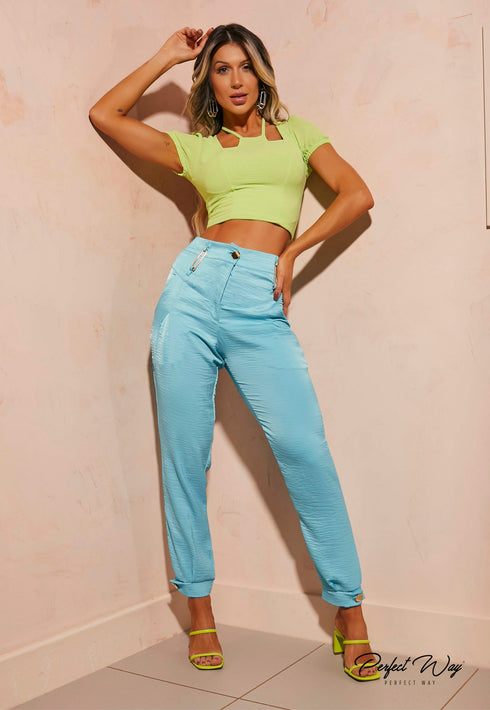 Cropped com amarração nas costas💫