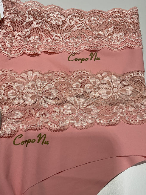 …Calcinha corte a laser renda na pala