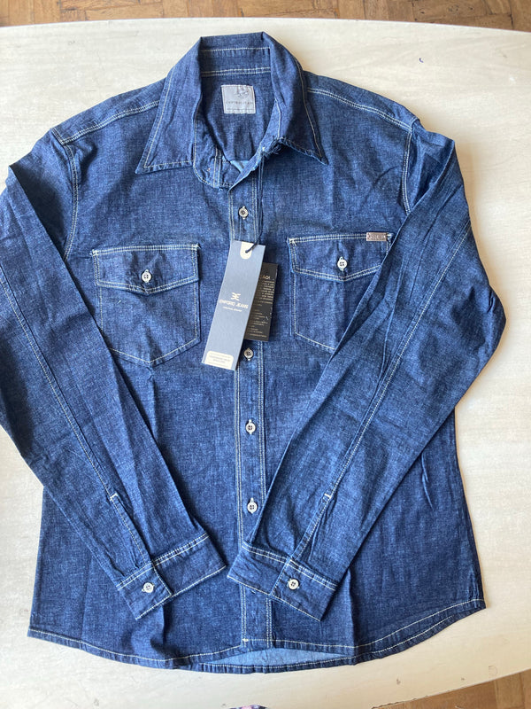 Camisa Jeans Masculina Tradicional