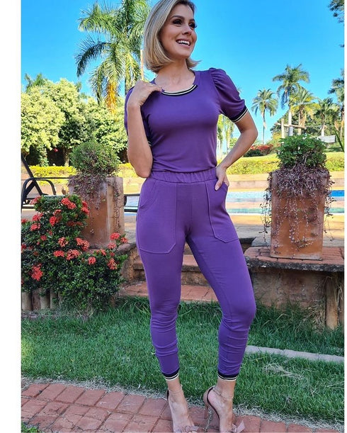 Conjunto Moletinho Flor da Moda 💫