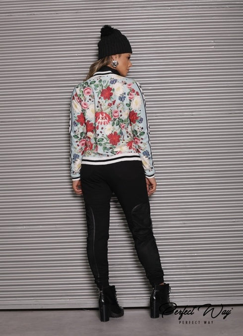 JAQUETA BOMBER FLORAL💫