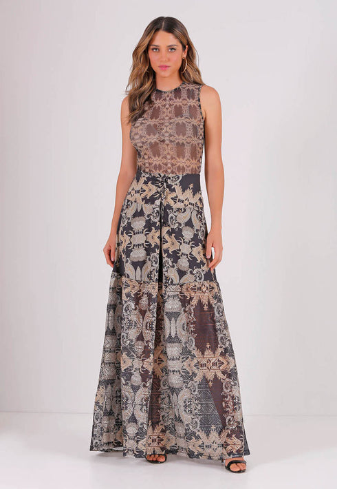 Conjunto Body + saia longa com estampa exclusiva Perfect Way ️💫