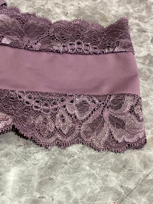 Calcinha em microfibra com renda